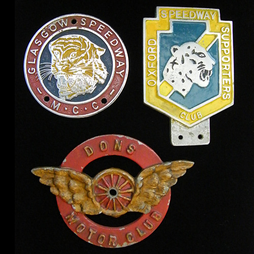 Large Speedway Club Badges 